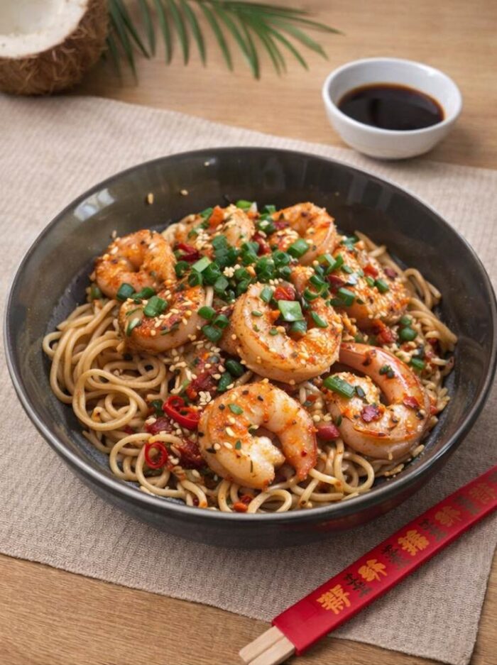 Karidesli Noodle (1 Porsiyon)