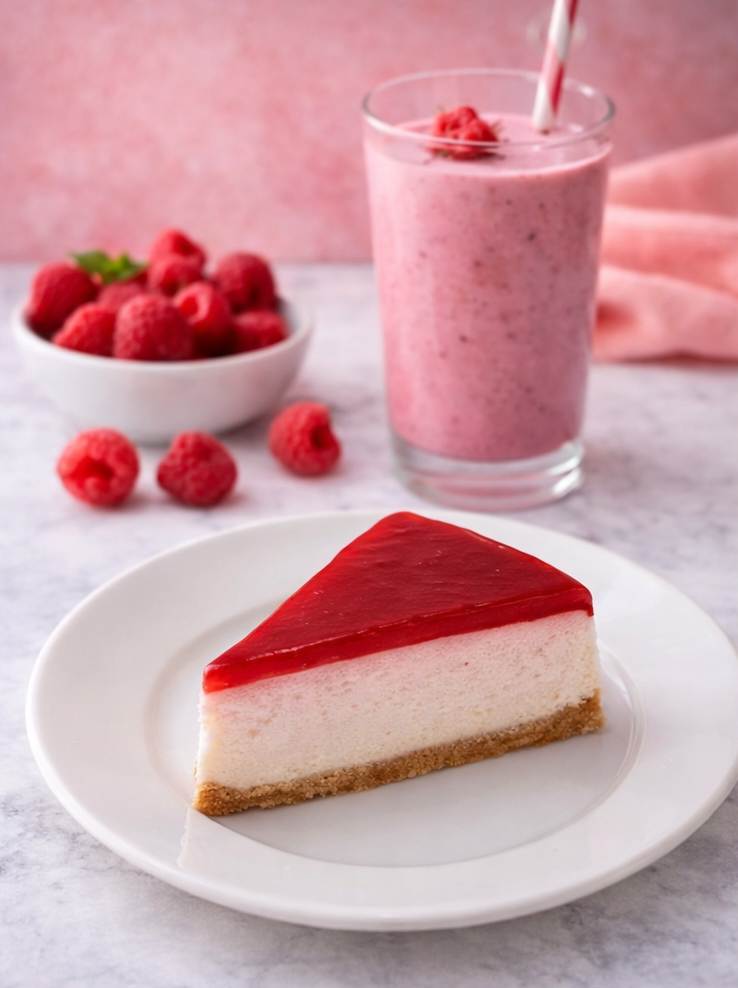 frambuazli_Cheesecake2 Frambuazlı Cheesecake (1 Dilim)