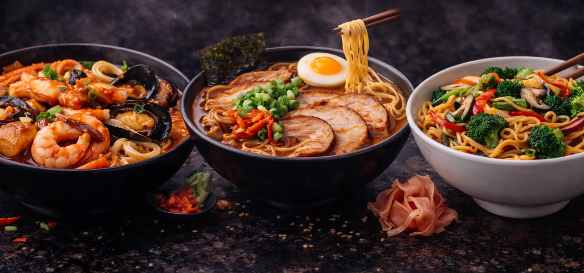 Noodle & Ramen menüsü